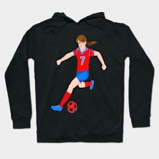 GIRL SOCCER PLAYER Hoodie